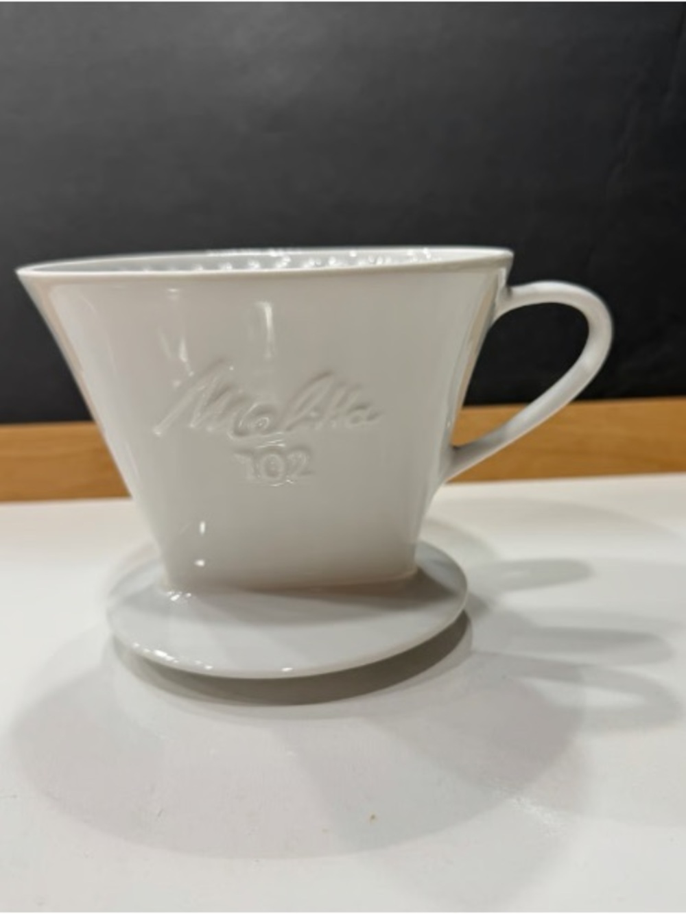 102 Ceramic Coffee Dripper in White